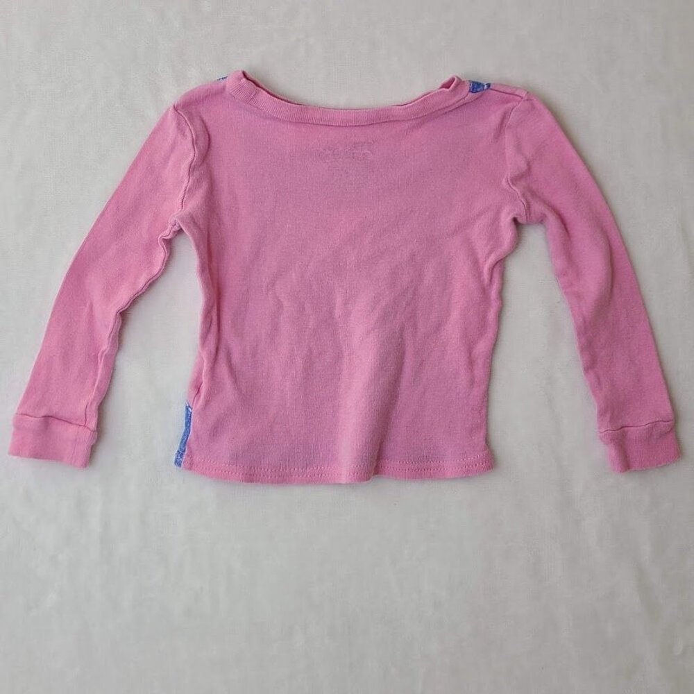 Ms. Rachel 2T Pink Long Sleeve Shirt Printed Overalls Dream Big Cloud Graphic - Picture 6 of 10
